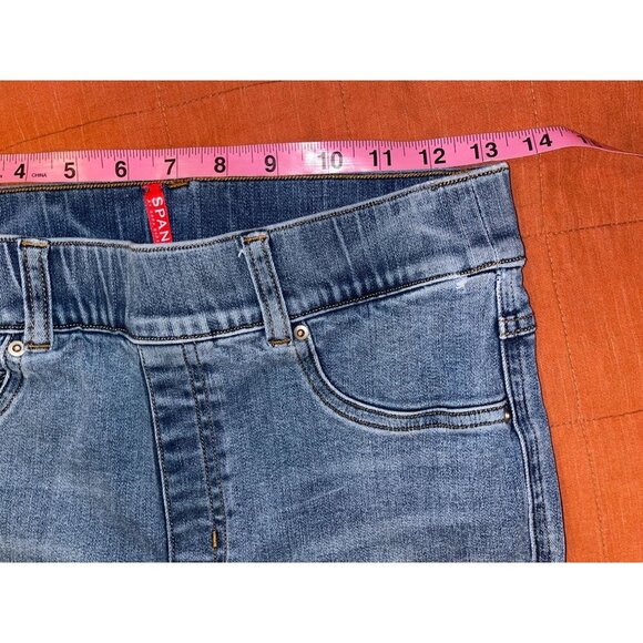 Spanx Blue High-Rise Skinny Stretch Women's Jeans Size Medium - Picture 6 of 9